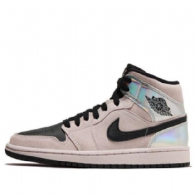 Nike Air Jordan 1 Mid Tops Retro Basketball Shoes Dame Korall