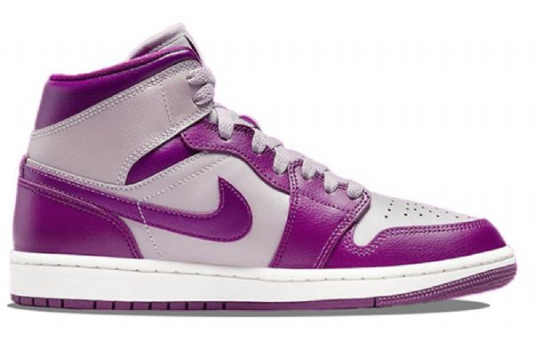Nike Air Jordan 1 Mid Tops Retro Basketball Shoes Dame Lilla