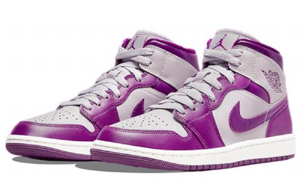 Nike Air Jordan 1 Mid Tops Retro Basketball Shoes Dame Lilla