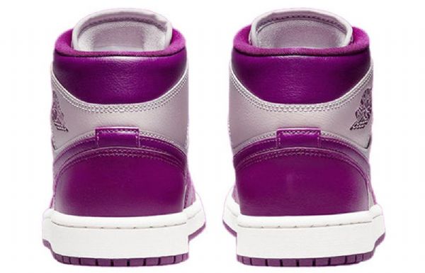 Nike Air Jordan 1 Mid Tops Retro Basketball Shoes Dame Lilla