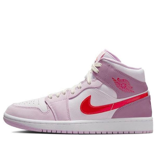 Nike Air Jordan 1 Mid Tops Retro Basketball Shoes Dame Lyse Lilla