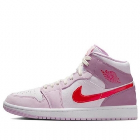 Nike Air Jordan 1 Mid Tops Retro Basketball Shoes Dame Lyse Lilla