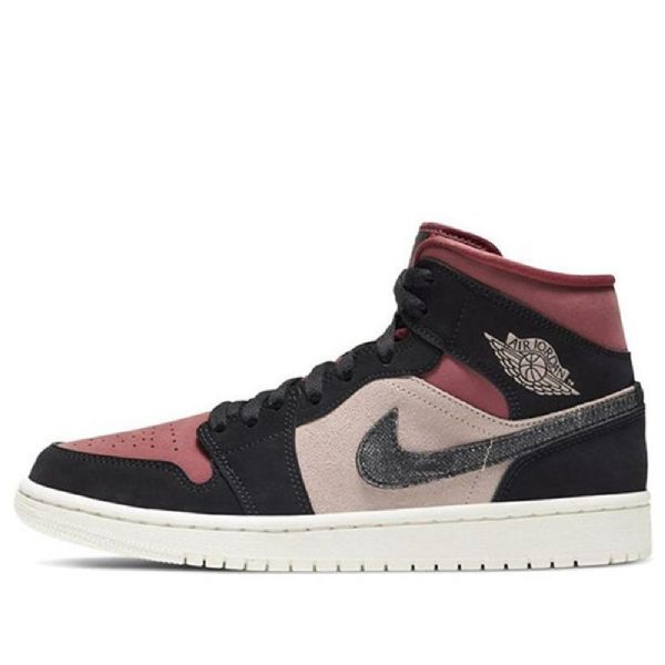 Nike Air Jordan 1 Mid Tops Retro Basketball Shoes Dame Multicolor