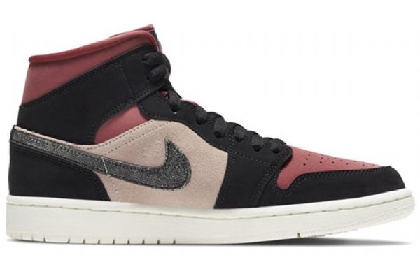 Nike Air Jordan 1 Mid Tops Retro Basketball Shoes Dame Multicolor