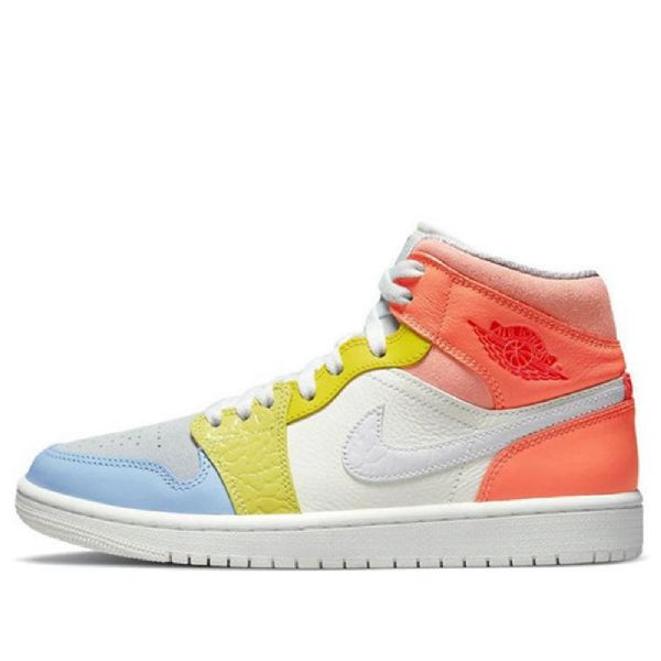 Nike Air Jordan 1 Mid Tops Retro Basketball Shoes Dame Multicolor