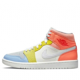 Nike Air Jordan 1 Mid Tops Retro Basketball Shoes Dame Multicolor