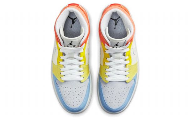 Nike Air Jordan 1 Mid Tops Retro Basketball Shoes Dame Multicolor