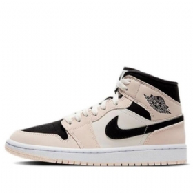 Nike Air Jordan 1 Mid Tops Retro Basketball Shoes Dame Oransje