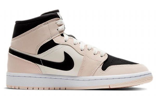 Nike Air Jordan 1 Mid Tops Retro Basketball Shoes Dame Oransje