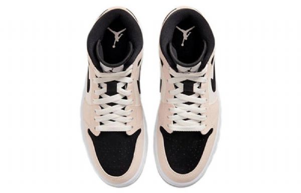 Nike Air Jordan 1 Mid Tops Retro Basketball Shoes Dame Oransje