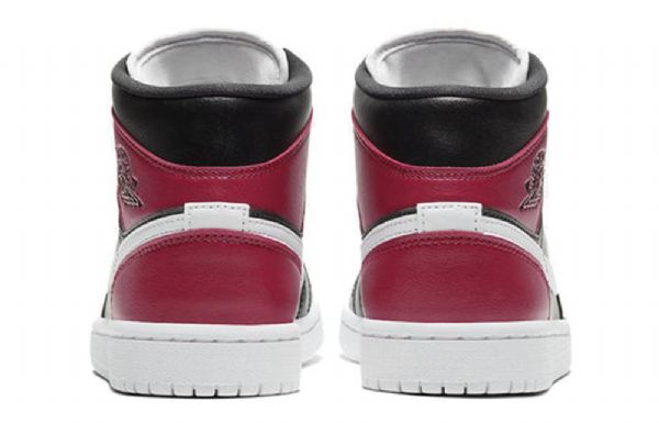 Nike Air Jordan 1 Mid Tops Retro Basketball Shoes Dame Rød