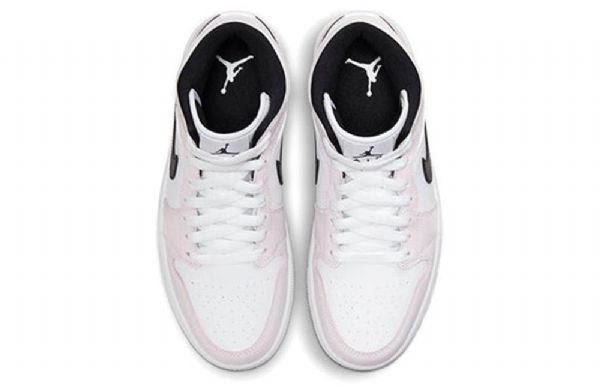 Nike Air Jordan 1 Mid Tops Retro Basketball Shoes Dame Rosa