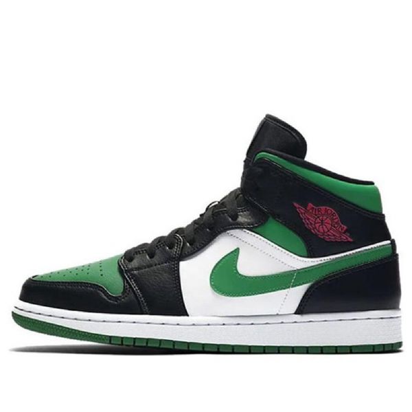 Nike Air Jordan 1 Mid Tops Retro Basketball Shoes Herre Grønn