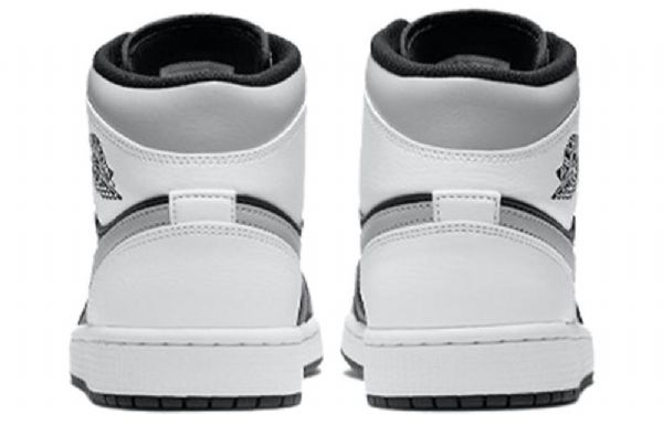 Nike Air Jordan 1 Mid Tops Retro Basketball Shoes Herre Hvite