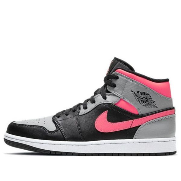 Nike Air Jordan 1 Mid Tops Retro Basketball Shoes Herre Rosa