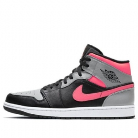 Nike Air Jordan 1 Mid Tops Retro Basketball Shoes Herre Rosa