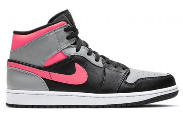 Nike Air Jordan 1 Mid Tops Retro Basketball Shoes Herre Rosa