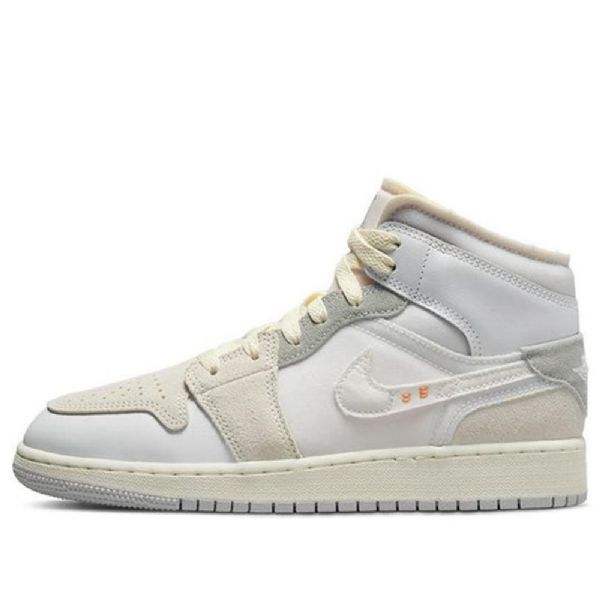 Nike Air Jordan 1 Mid Tops Se Craft Gs Basketsko Herre Khaki