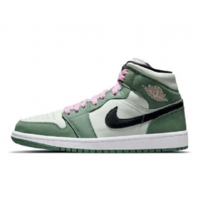 Nike Air Jordan 1 Mid Tops Se Dutch Sko Herre Grønn