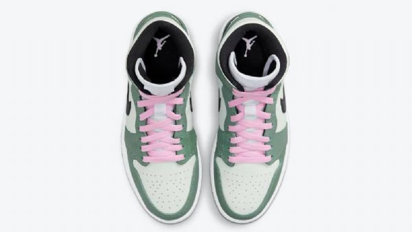 Nike Air Jordan 1 Mid Tops Se Dutch Sko Herre Grønn