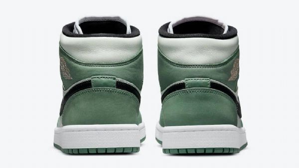 Nike Air Jordan 1 Mid Tops Se Dutch Sko Herre Grønn