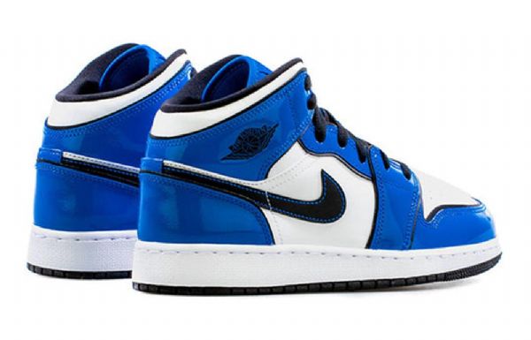 Nike Air Jordan 1 Mid Tops Se Gs Basketsko Herre Blå