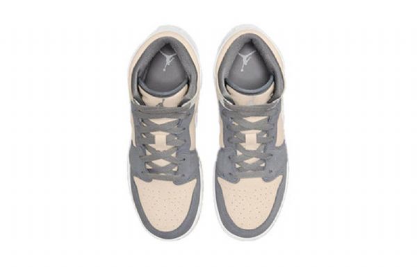 Nike Air Jordan 1 Mid Tops Se Gs Basketsko Herre Grå