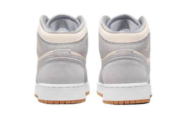 Nike Air Jordan 1 Mid Tops Se Gs Basketsko Herre Grå