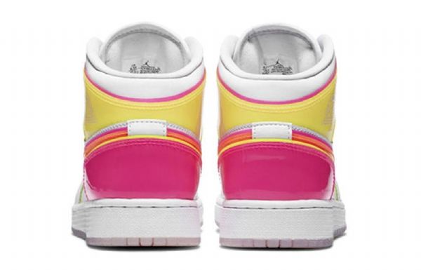 Nike Air Jordan 1 Mid Tops Se Gs Basketsko Herre Hvite