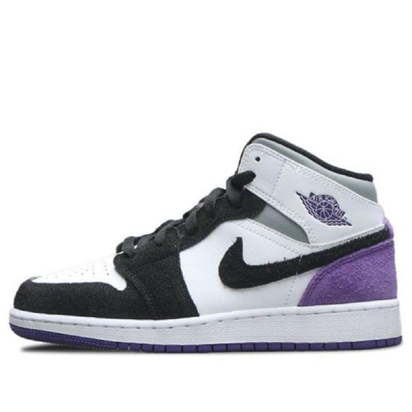 Nike Air Jordan 1 Mid Tops Se Gs Basketsko Herre Lilla