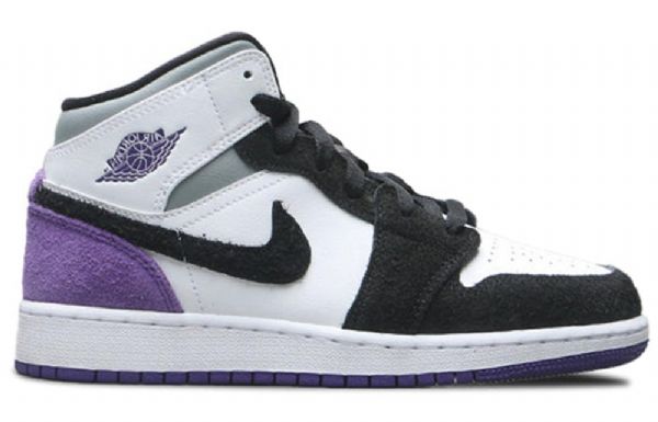 Nike Air Jordan 1 Mid Tops Se Gs Basketsko Herre Lilla