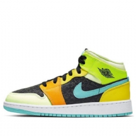 Nike Air Jordan 1 Mid Tops Se Gs Basketsko Herre Multicolor