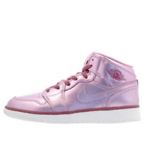 Nike Air Jordan 1 Mid Tops Se Gs Basketsko Herre Rosa
