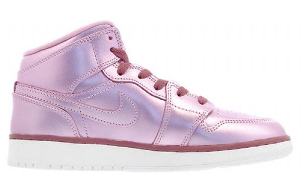 Nike Air Jordan 1 Mid Tops Se Gs Basketsko Herre Rosa