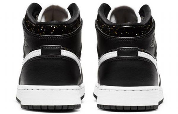 Nike Air Jordan 1 Mid Tops Se Gs Basketsko Herre Svarte