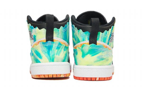 Nike Air Jordan 1 Mid Tops Se Gs Retro Basketball Shoes Herre Multicolor