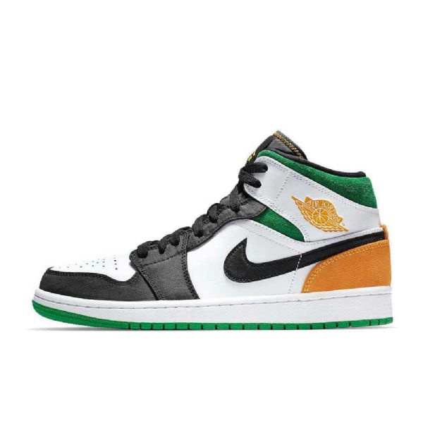 Nike Air Jordan 1 Mid Tops Se Oakland Sko Herre Multicolor