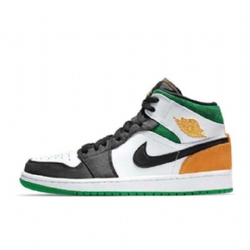 Nike Air Jordan 1 Mid Tops Se Oakland Sko Herre Multicolor