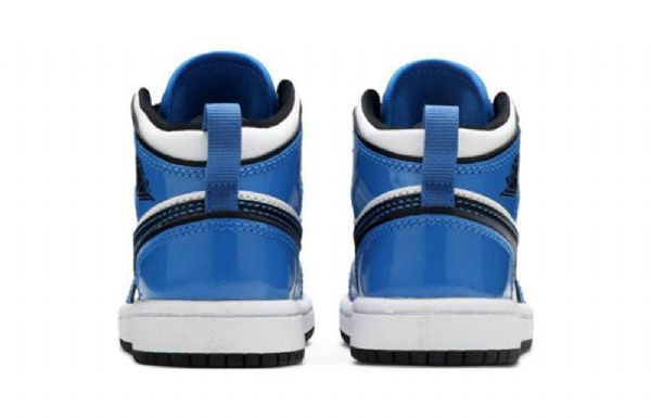 Nike Air Jordan 1 Mid Tops Se Ps Retro Basketball Shoes Herre Blå