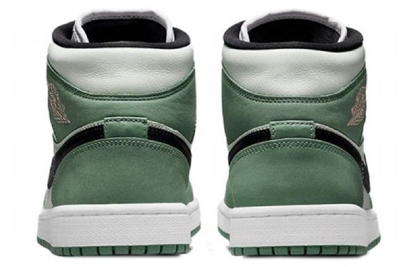 Nike Air Jordan 1 Mid Tops Se Retro Basketball Shoes Dame Grønn