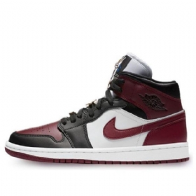 Nike Air Jordan 1 Mid Tops Se Retro Basketball Shoes Dame Gull