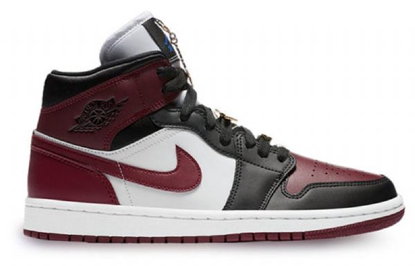 Nike Air Jordan 1 Mid Tops Se Retro Basketball Shoes Dame Gull