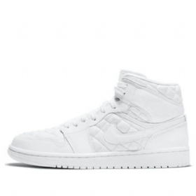 Nike Air Jordan 1 Mid Tops Se Retro Basketball Shoes Dame Hvite