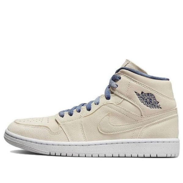 Nike Air Jordan 1 Mid Tops Se Retro Basketball Shoes Dame Khaki