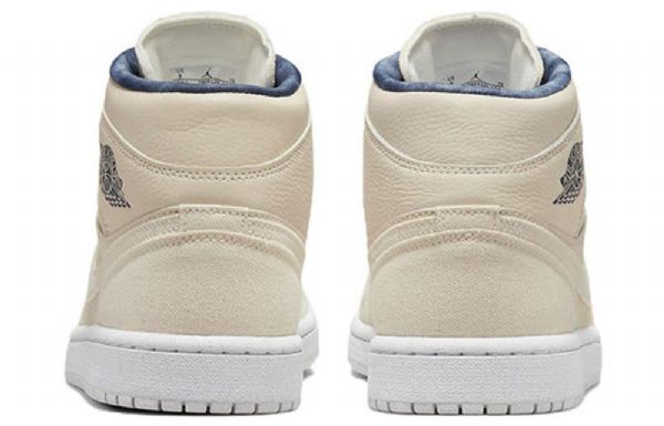 Nike Air Jordan 1 Mid Tops Se Retro Basketball Shoes Dame Khaki