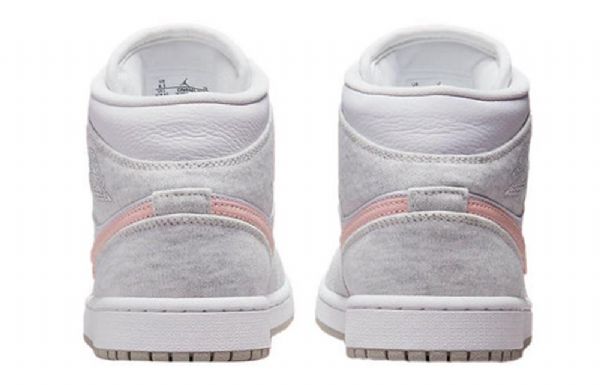 Nike Air Jordan 1 Mid Tops Se Retro Basketball Shoes Dame Lyse Grå