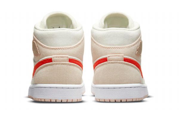 Nike Air Jordan 1 Mid Tops Se Retro Basketball Shoes Dame Rosa