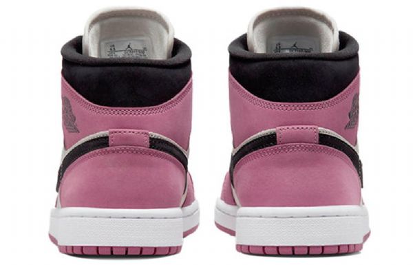 Nike Air Jordan 1 Mid Tops Se Retro Basketball Shoes Dame Rosa