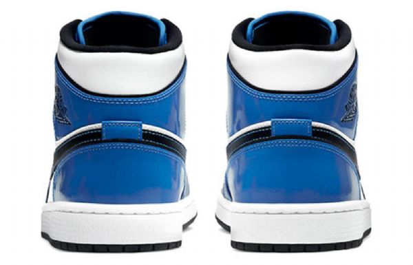 Nike Air Jordan 1 Mid Tops Se Retro Basketball Shoes Herre Blå