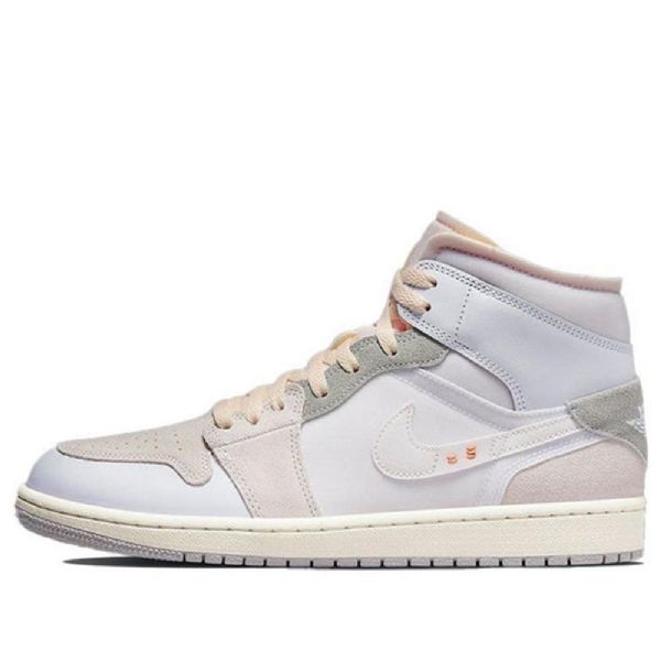 Nike Air Jordan 1 Mid Tops Se Retro Basketball Shoes Herre Khaki